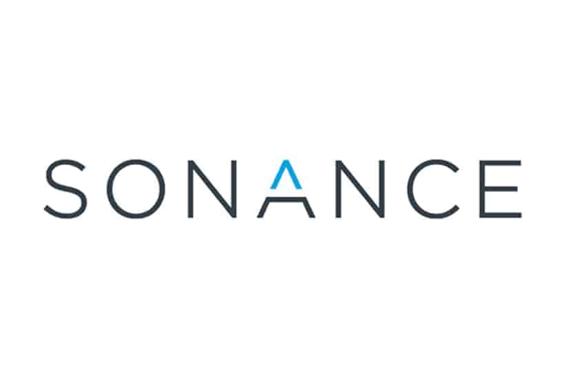 The Sonance logo on a white background.
