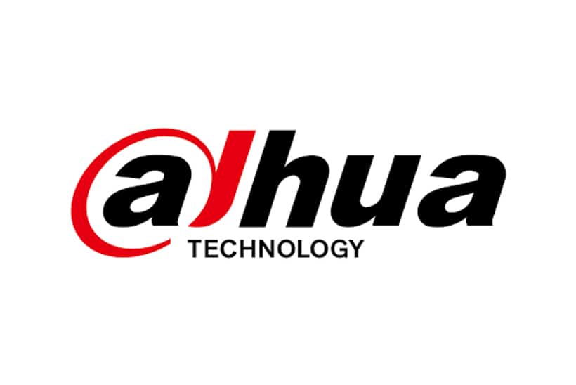 Dahua technology logo on a white background.