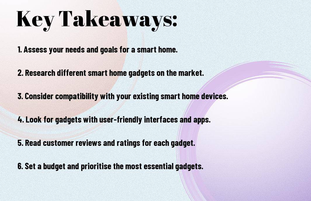 choosing the best smart home gadgets ypf SMART HOME