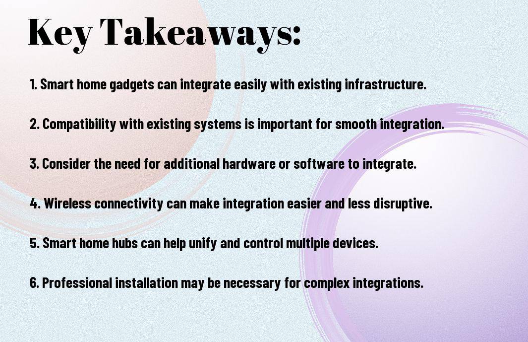 integrating smart home gadgets into existing infrastructure hab SMART HOME
